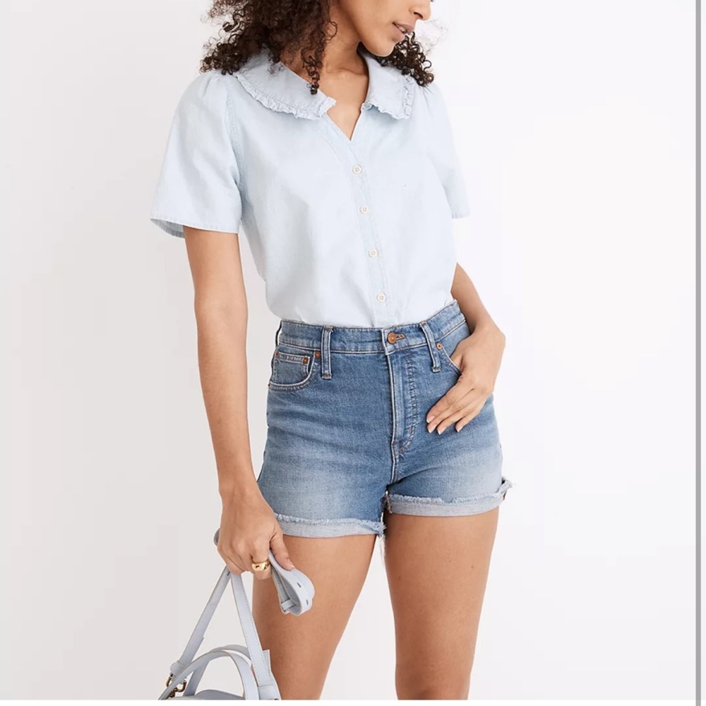 Madewell • High-Rise denim shorts (Lavista Wash)